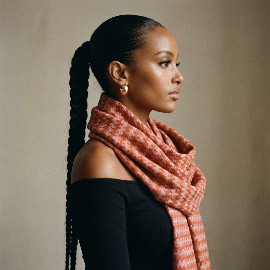 Handwoven scarf