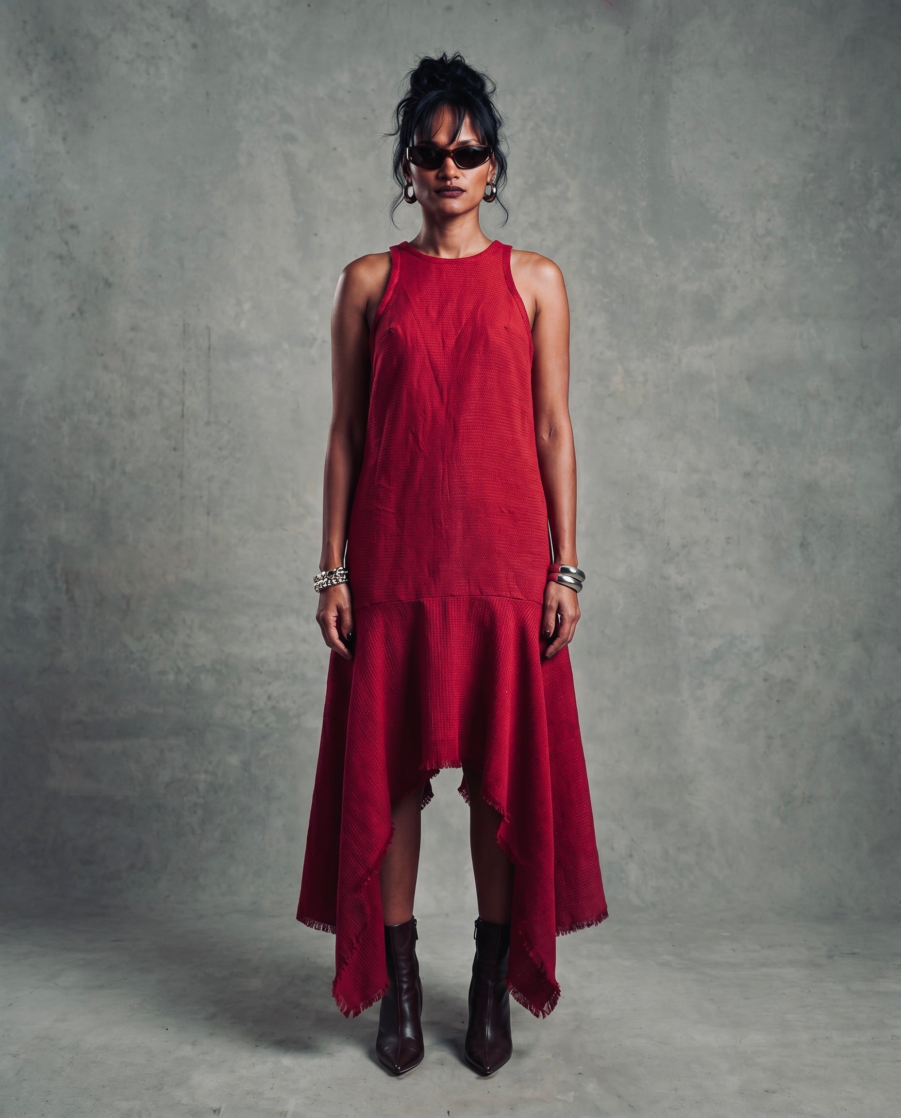 Halter neck maxi dress