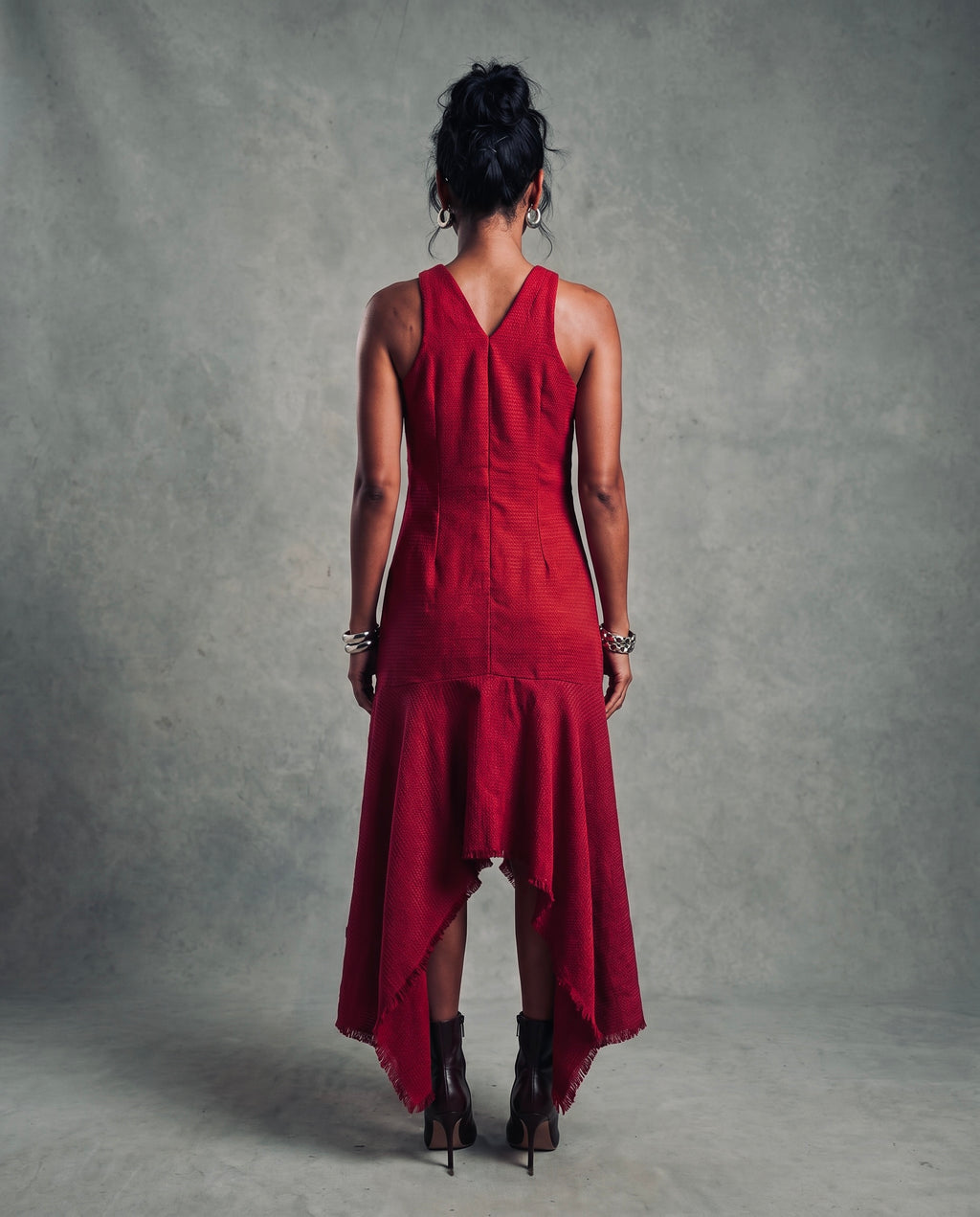 Halter neck maxi dress